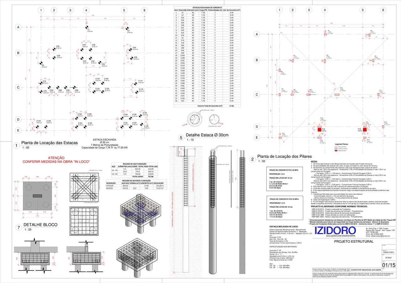 Prancha do aluno Raffael Izidoro
