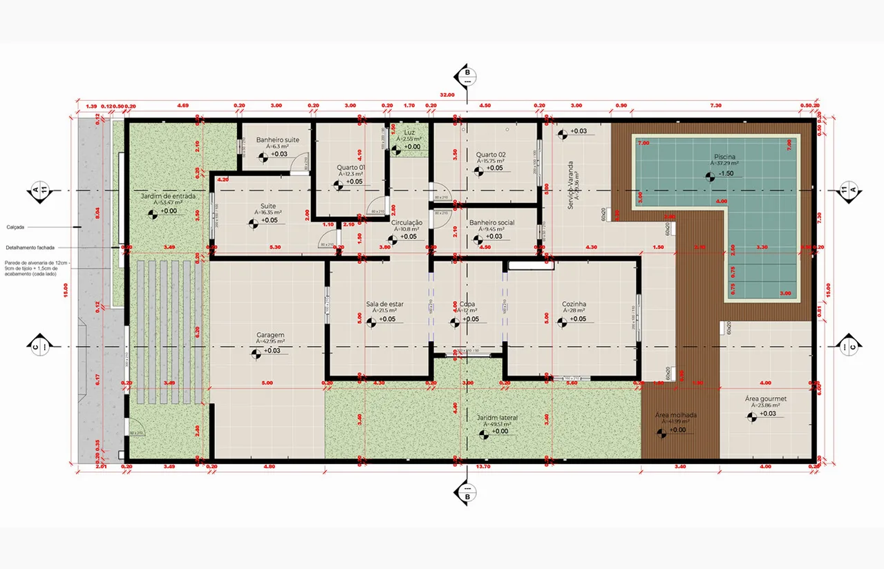 Prancha 3 do projeto residencial